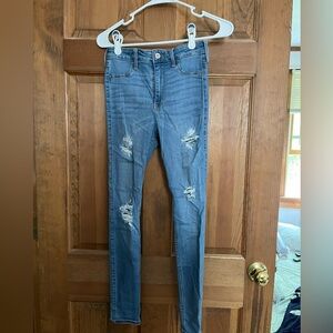 hollister high rise jeggings